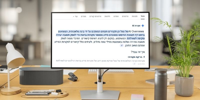 מה זה AI OVERVIEW ואיך זה ישפיע על התנועה לאתר שלך